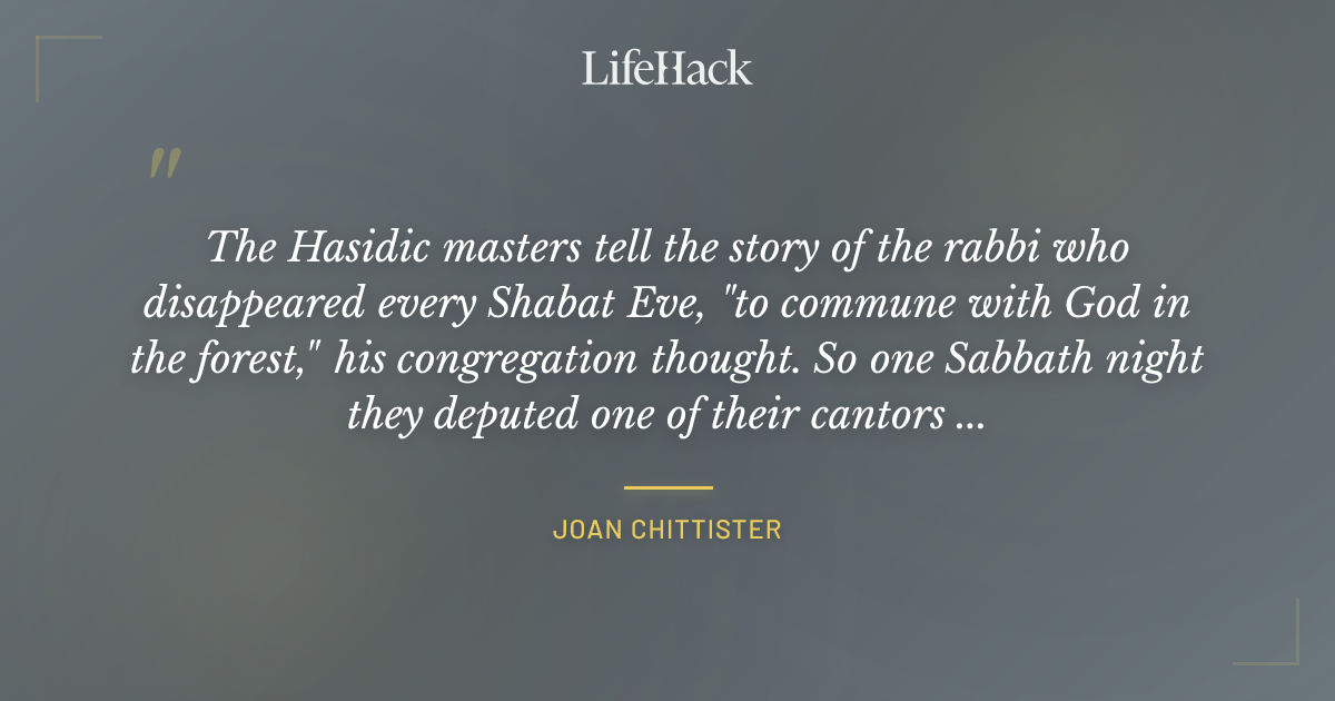 Quote by Joan Chittister