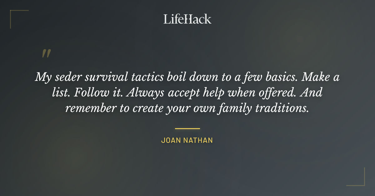 Quote by Joan Nathan