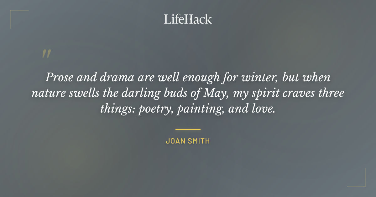 Quote by Joan Smith