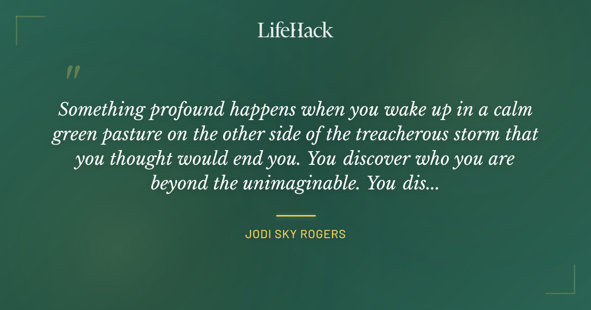 Quote by Jodi Sky Rogers