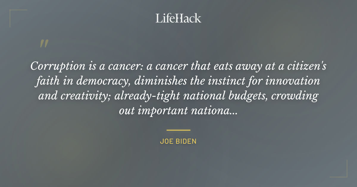 Quote by Joe Biden