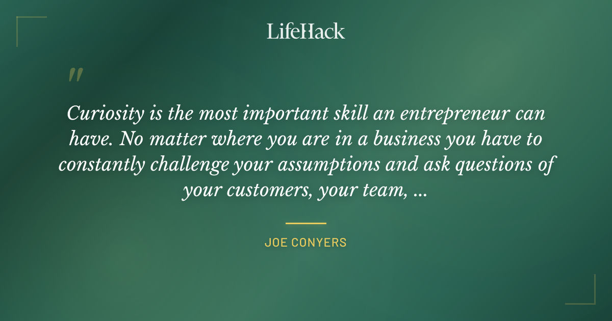Quote by Joe Conyers