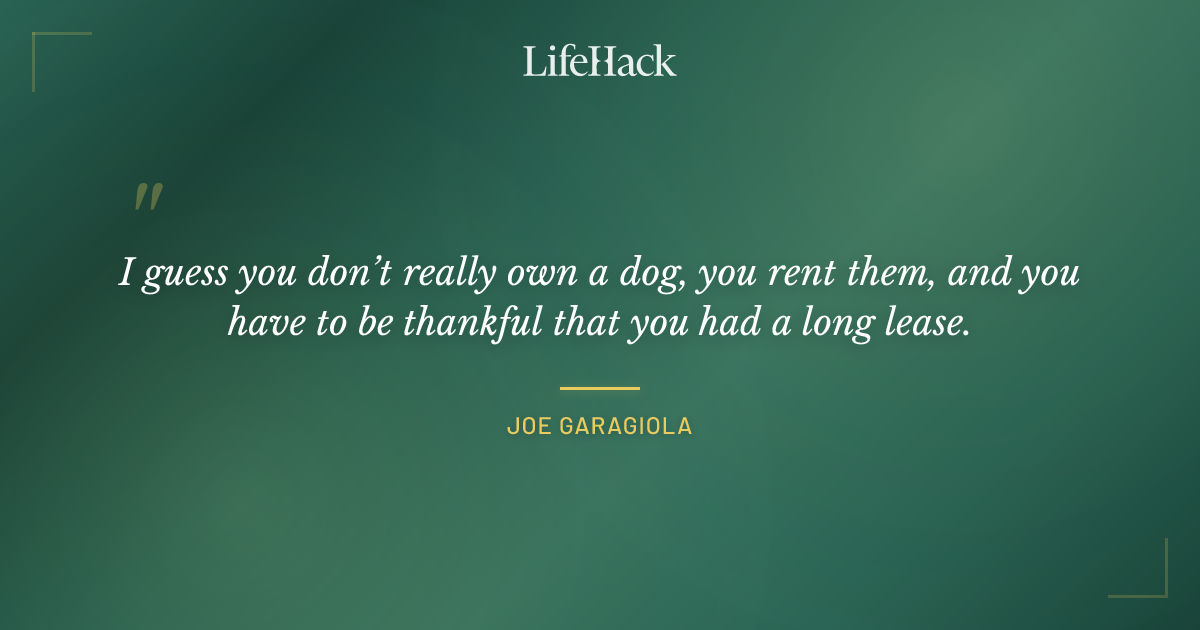 Quote by Joe Garagiola