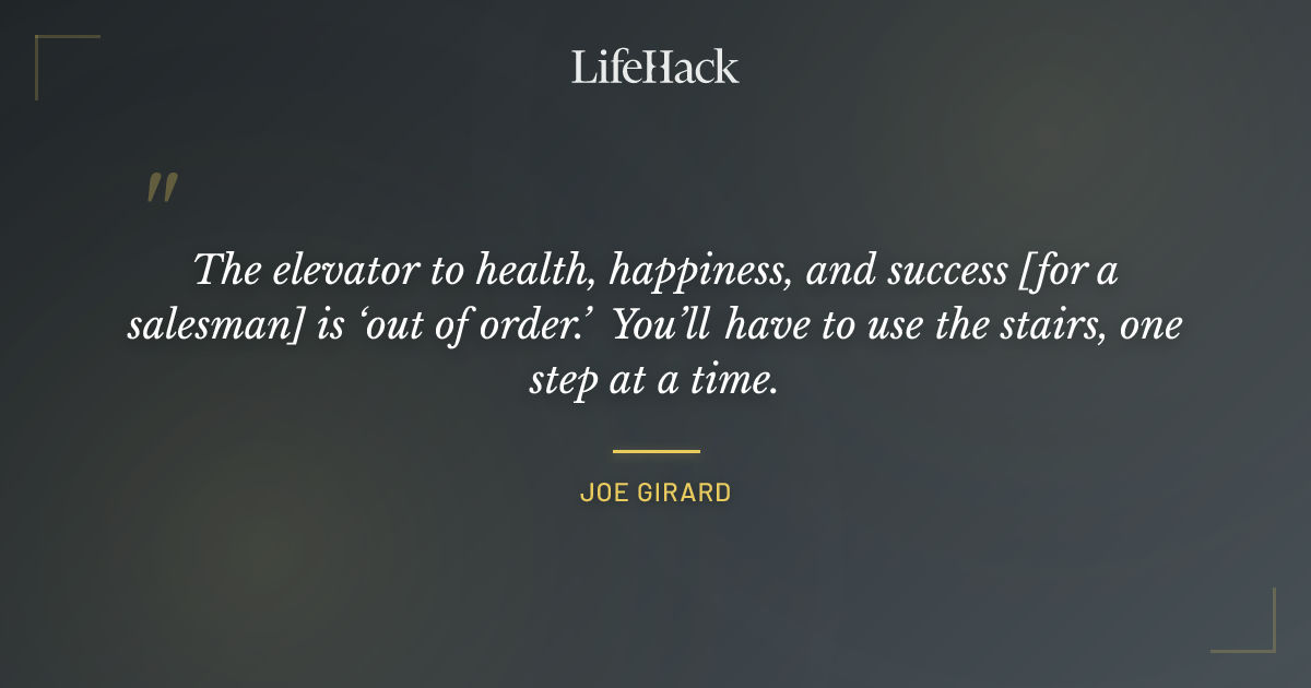 Quote by Joe Girard