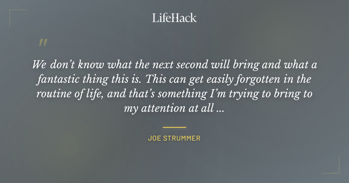 Quote by Joe Strummer