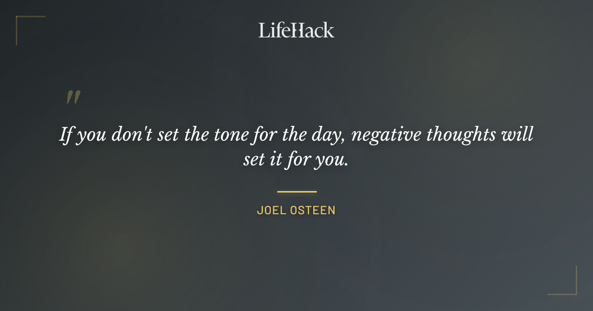 Quote by Joel Osteen