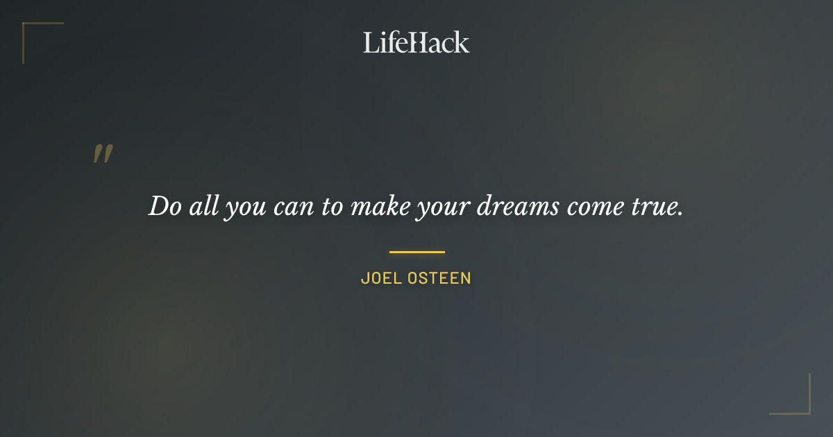 Quote by Joel Osteen