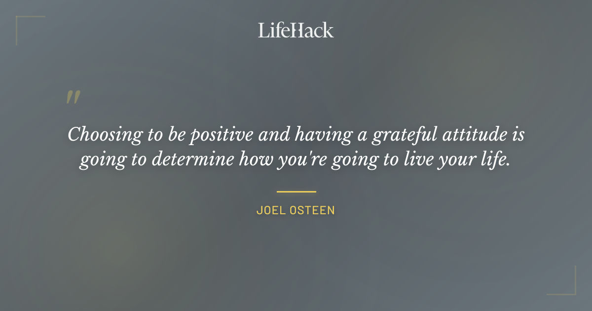 Quote by Joel Osteen