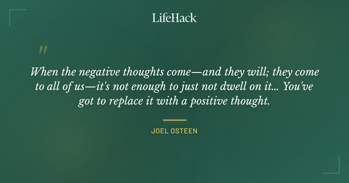 Quote by Joel Osteen