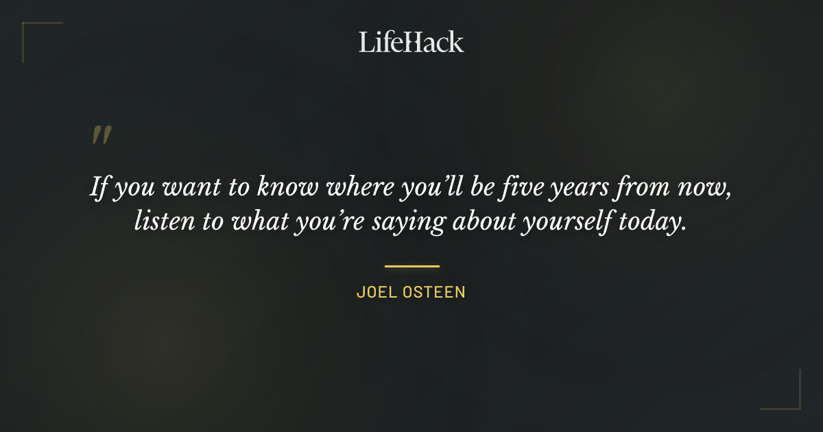 Quote by Joel Osteen