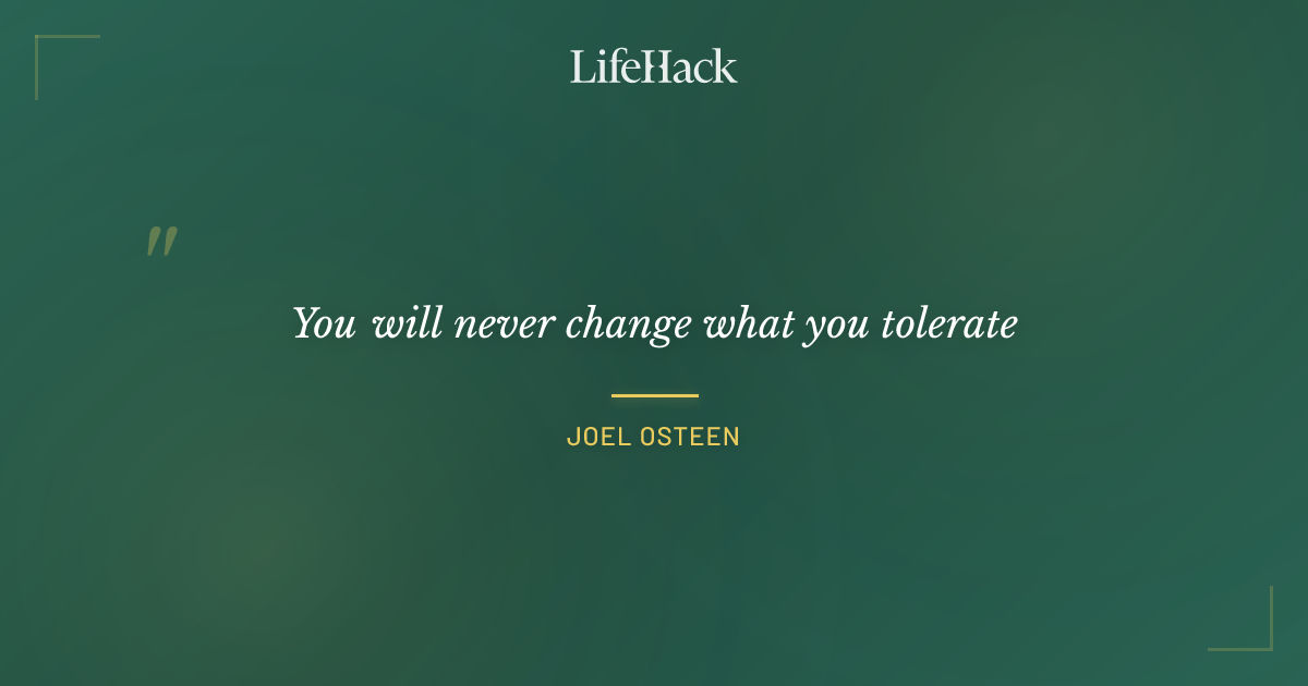 Quote by Joel Osteen
