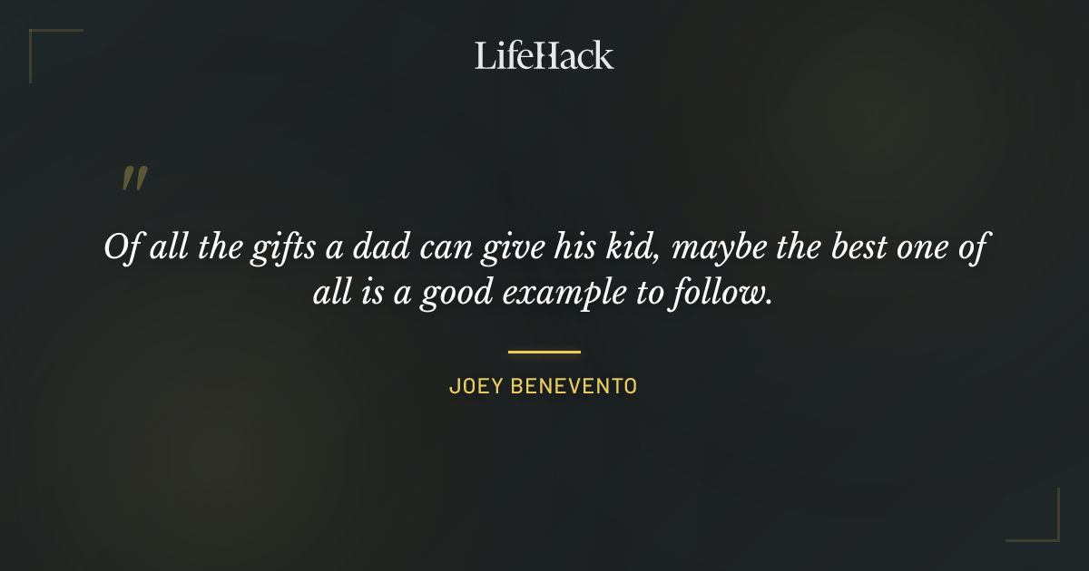 Quote by Joey Benevento