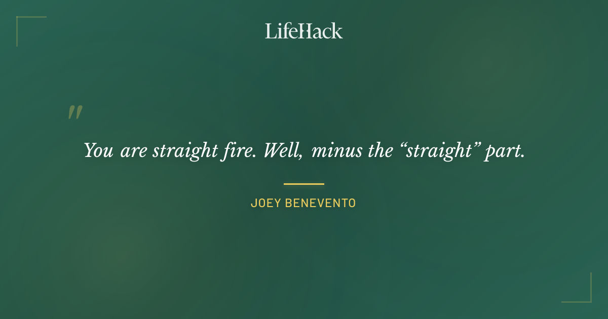 Quote by Joey Benevento