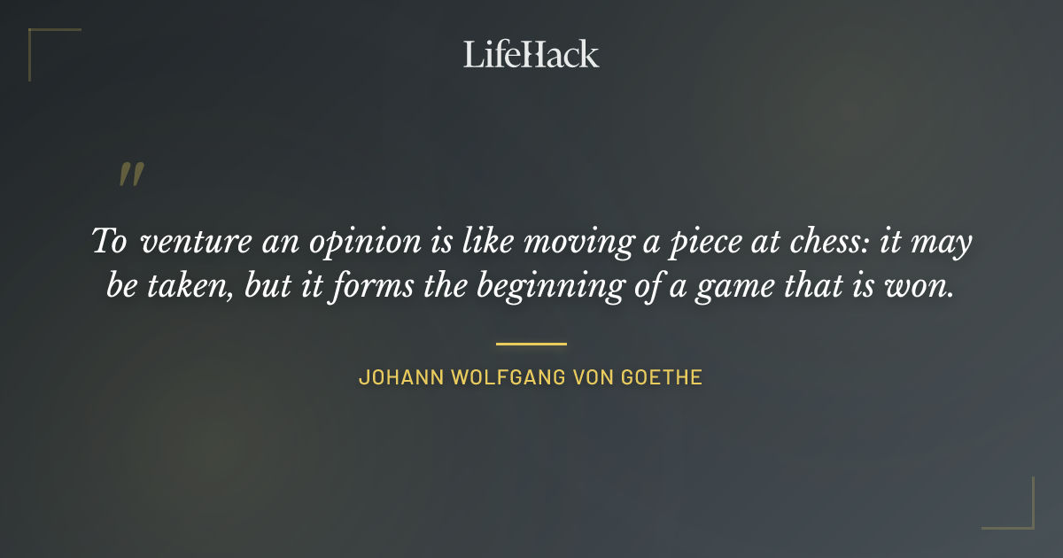 Quote by Johann Wolfgang von Goethe