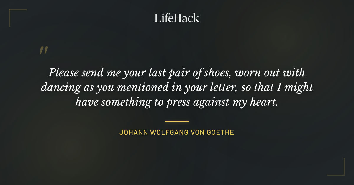 Quote by Johann Wolfgang von Goethe