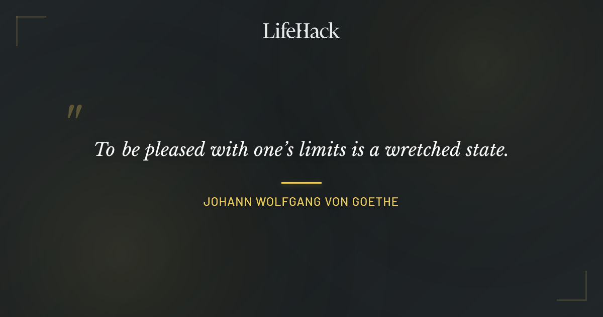 Quote by Johann Wolfgang von Goethe