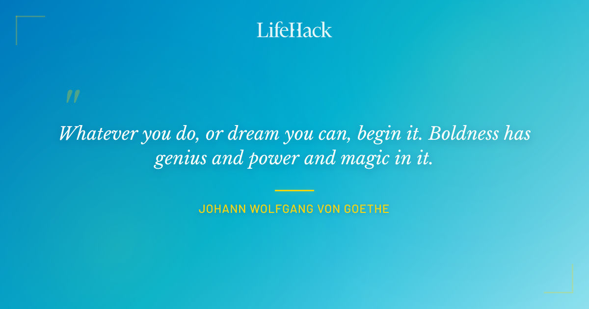 Quote by Johann Wolfgang von Goethe