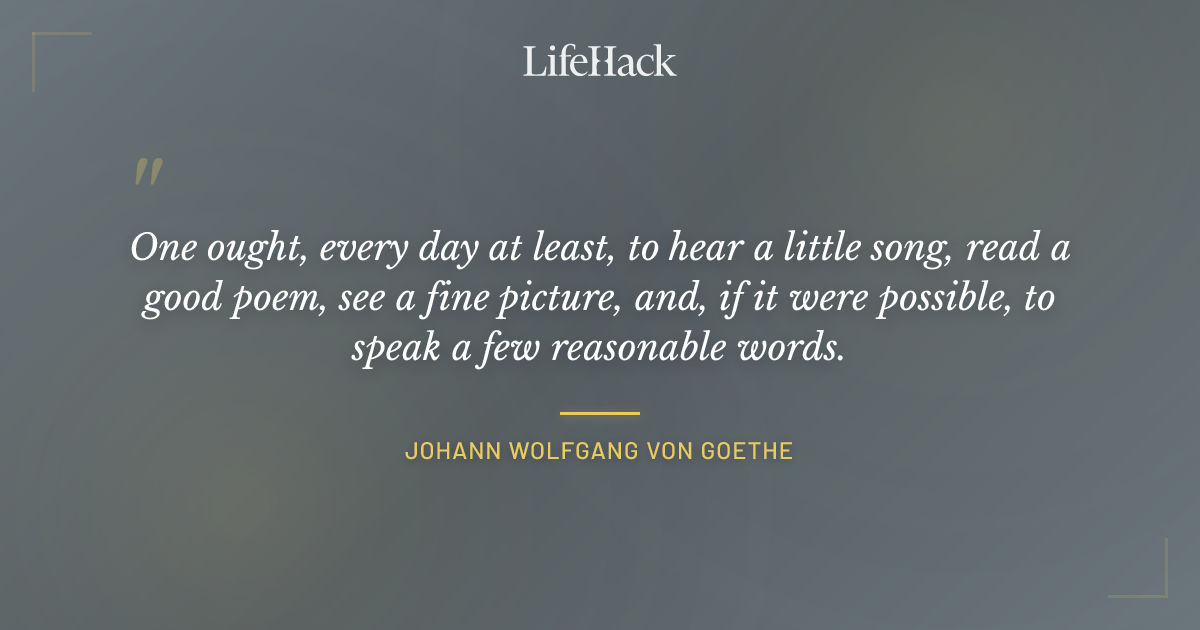 Quote by Johann Wolfgang von Goethe