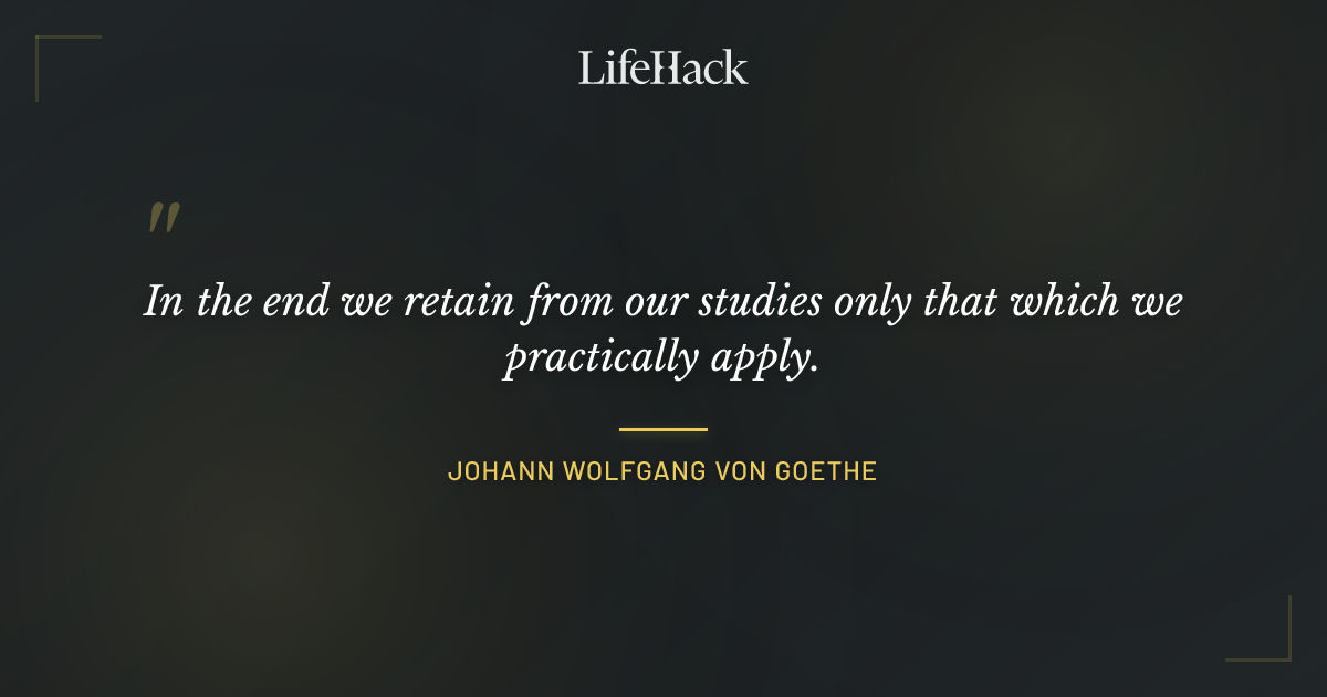Quote by Johann Wolfgang von Goethe
