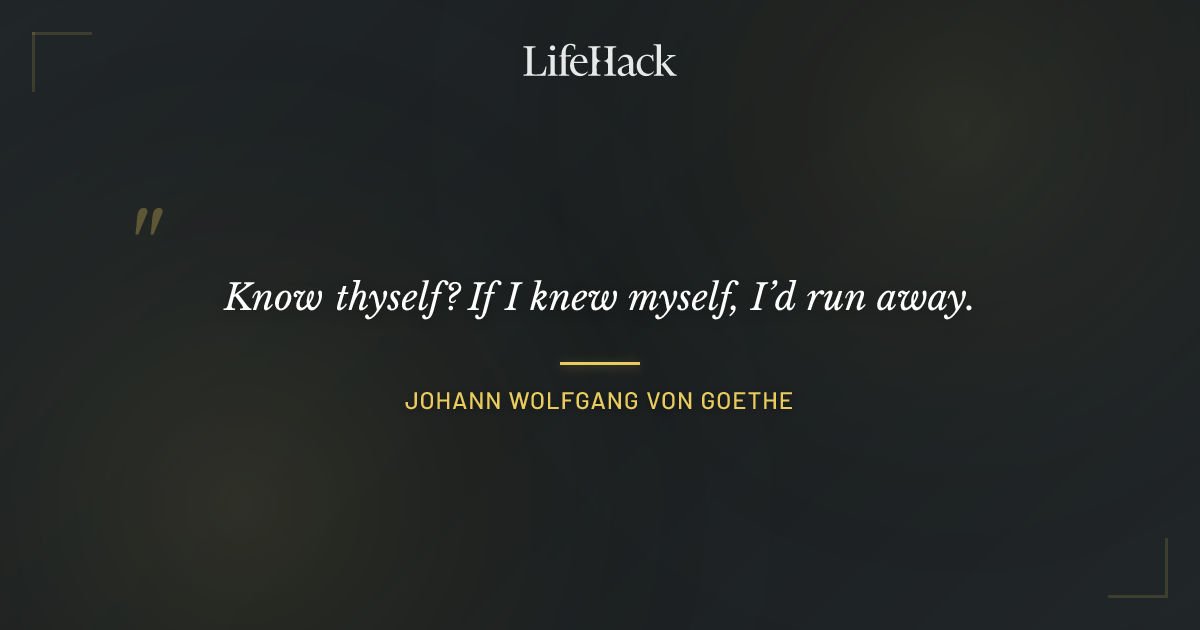 Quote by Johann Wolfgang von Goethe