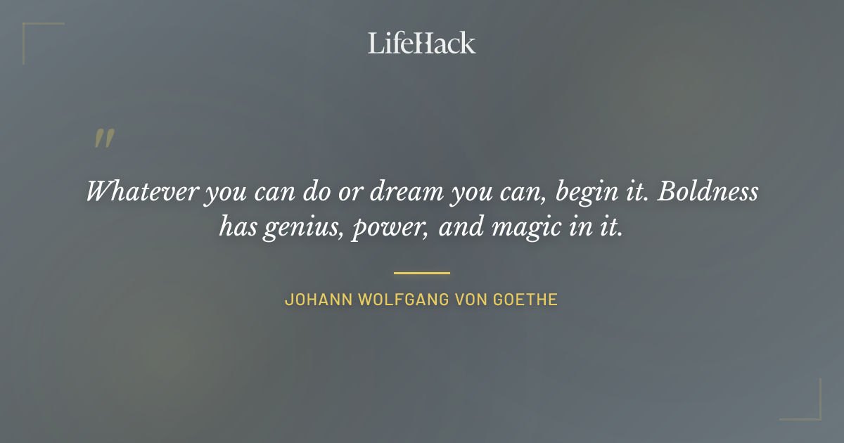 Quote by Johann Wolfgang von Goethe