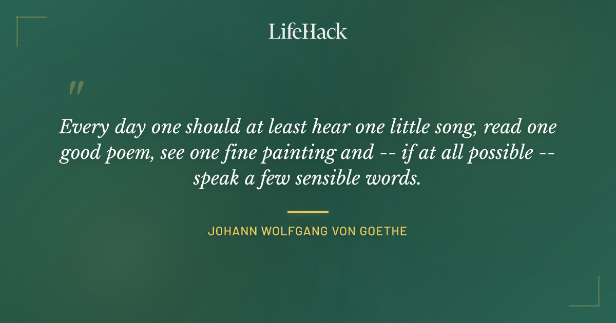 Quote by Johann Wolfgang von Goethe