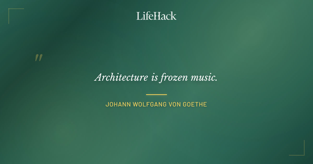 Quote by Johann Wolfgang von Goethe