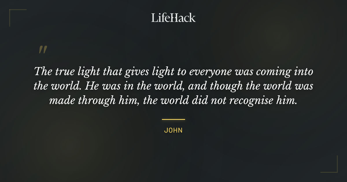 Quote by John