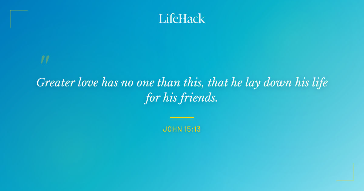 Quote by John 15:13
