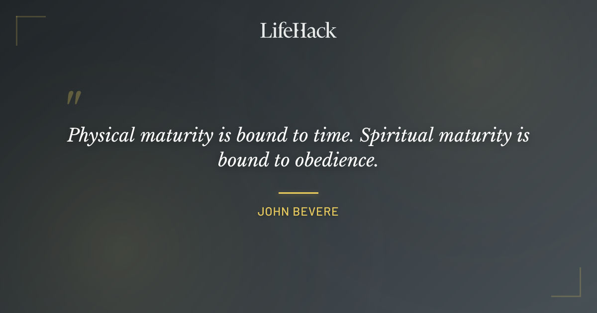 Quote by John Bevere