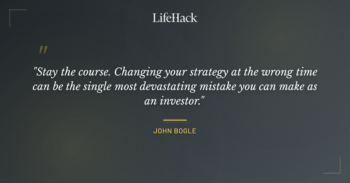 Quote by John Bogle