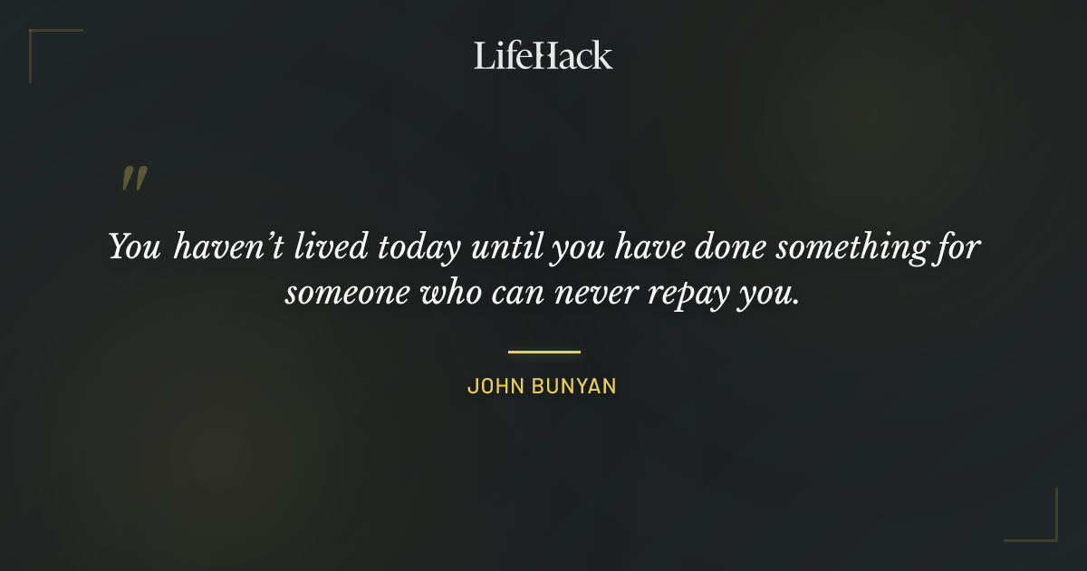 Quote by John Bunyan