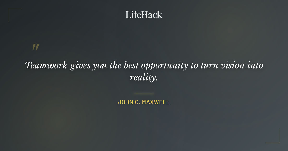 Quote by John C. Maxwell