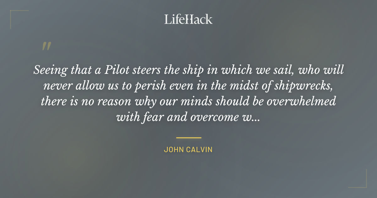 Quote by John Calvin