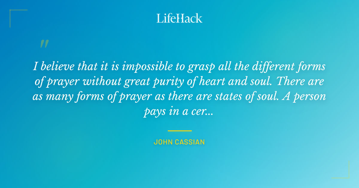 Quote by John Cassian