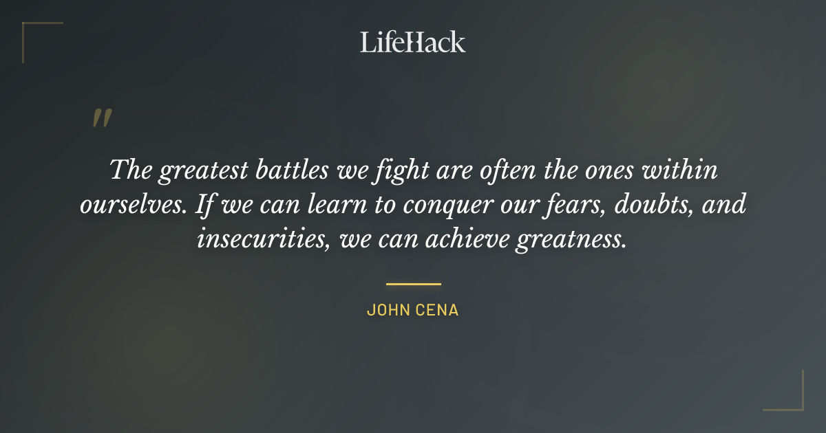 Quote by John Cena