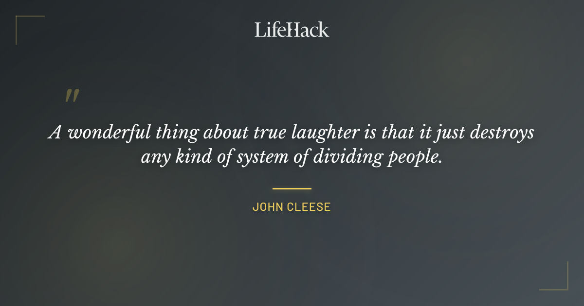 Quote by John Cleese