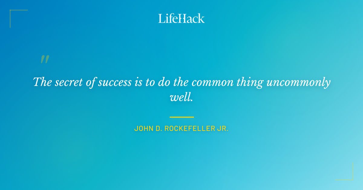 Quote by John D. Rockefeller Jr.