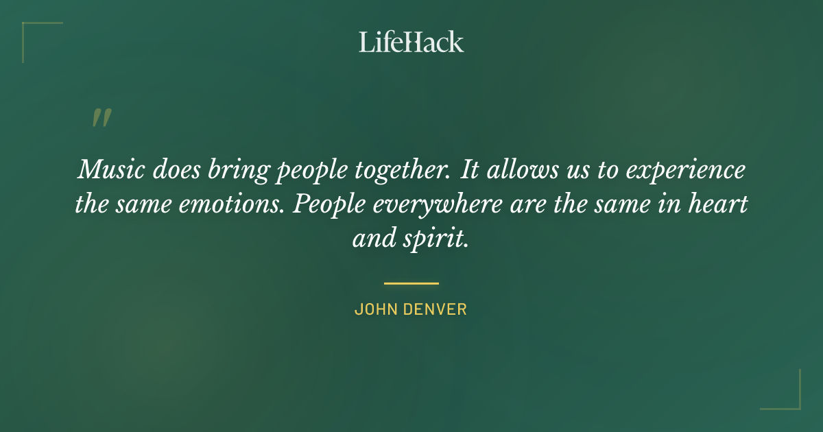 Quote by John Denver
