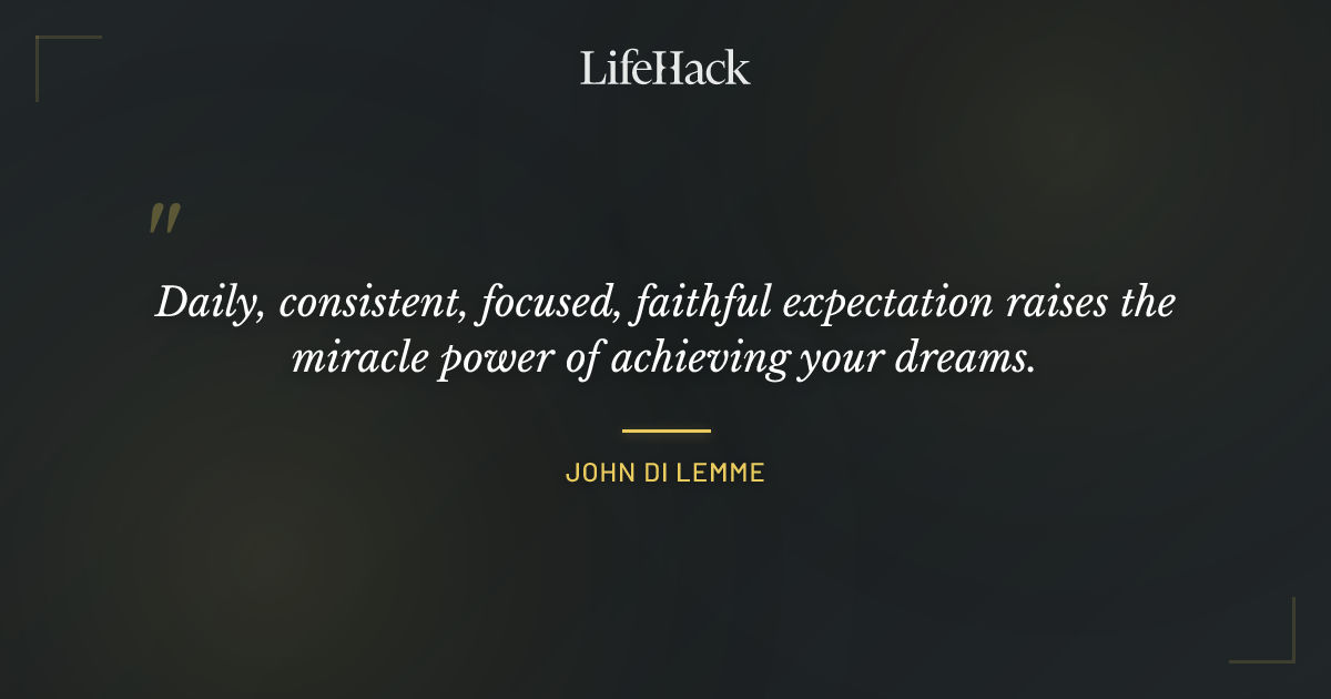 Quote by John Di Lemme