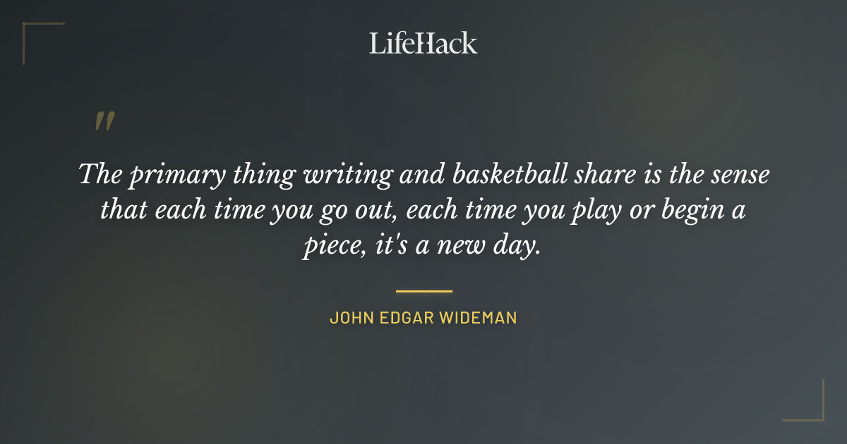 Quote by John Edgar Wideman