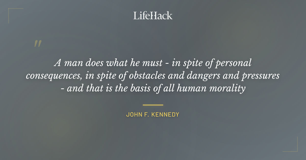 Quote by John F. Kennedy