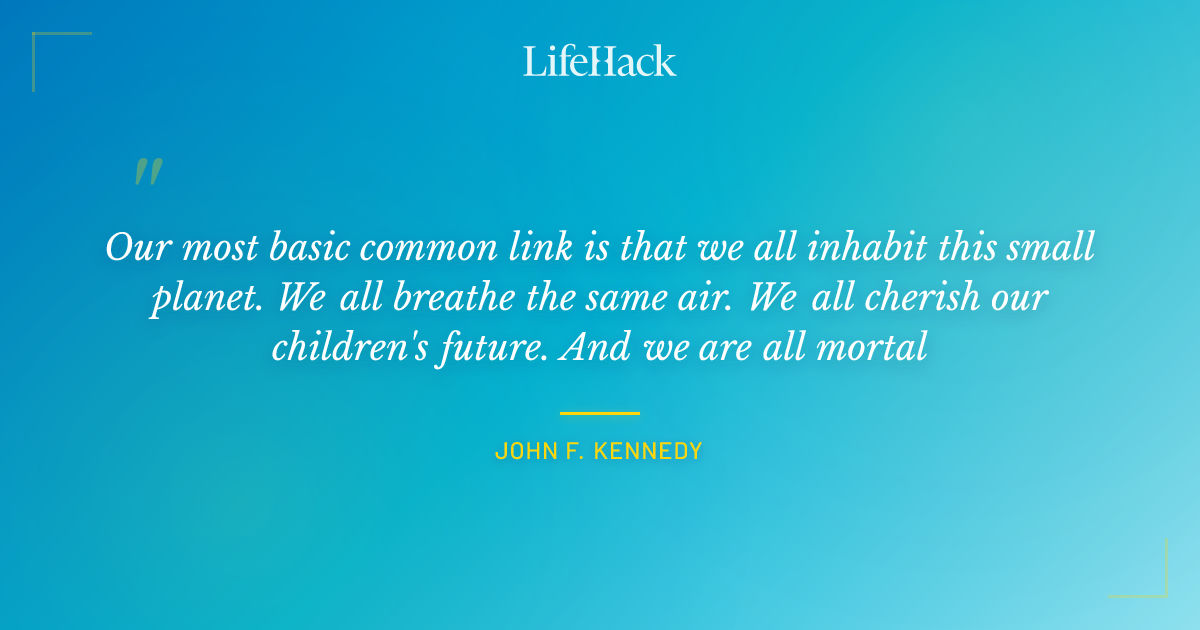 Quote by John F. Kennedy