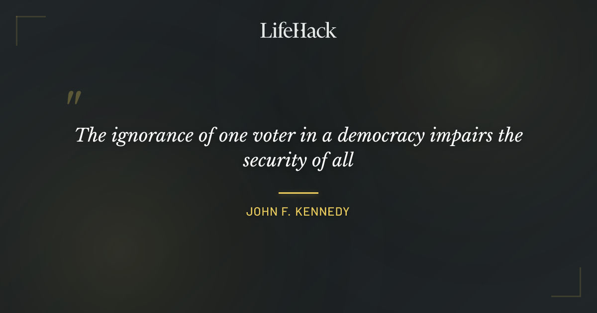 Quote by John F. Kennedy