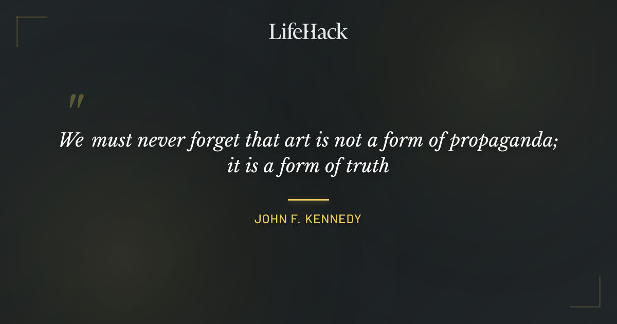 Quote by John F. Kennedy
