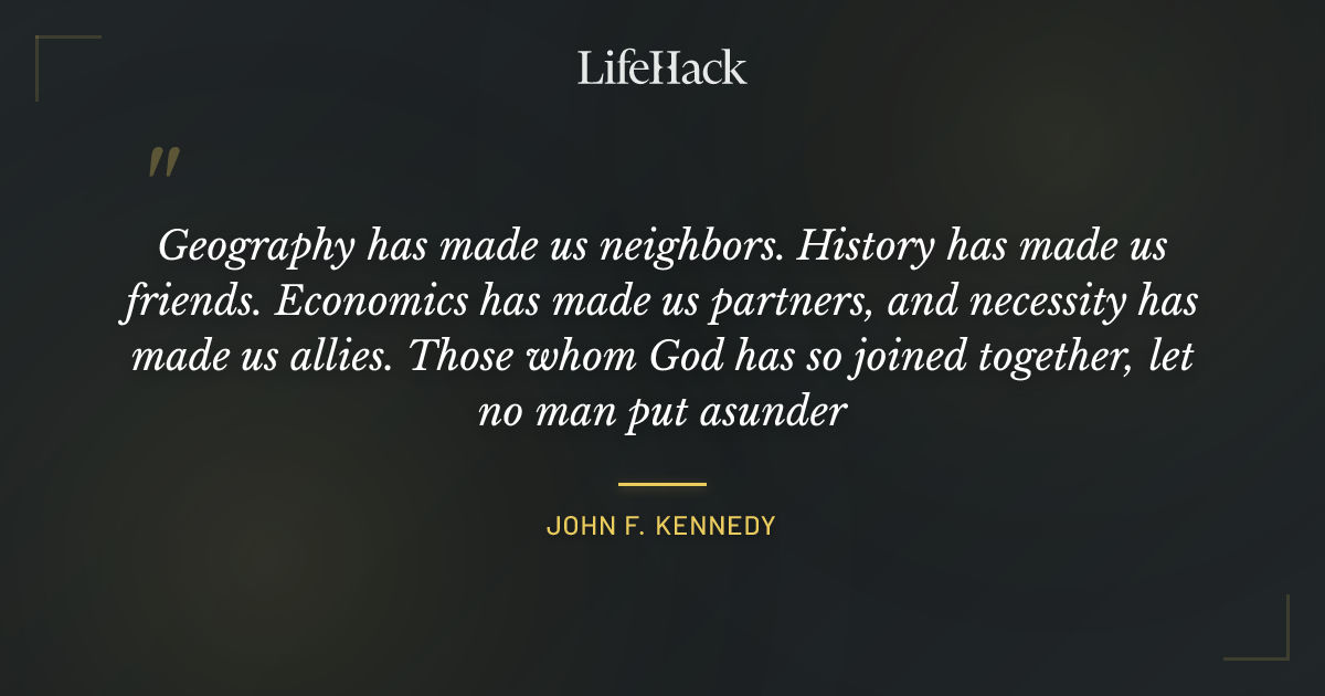 Quote by John F. Kennedy