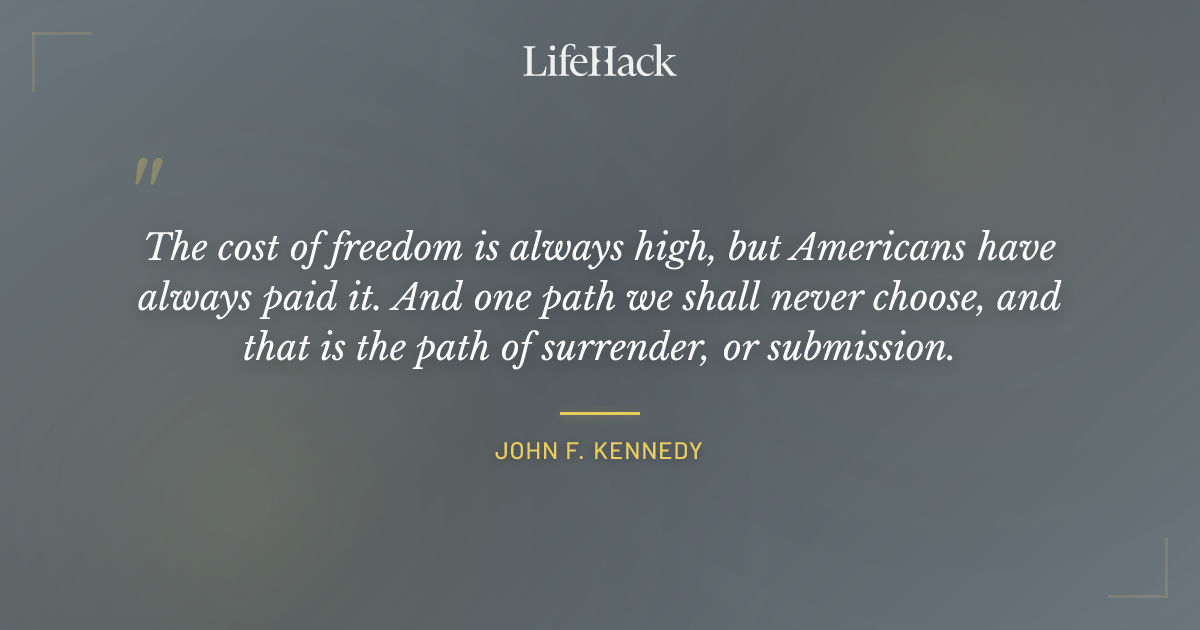 Quote by John F. Kennedy