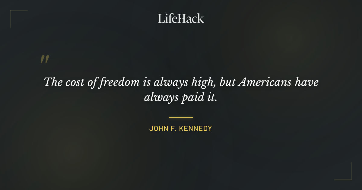 Quote by John F. Kennedy
