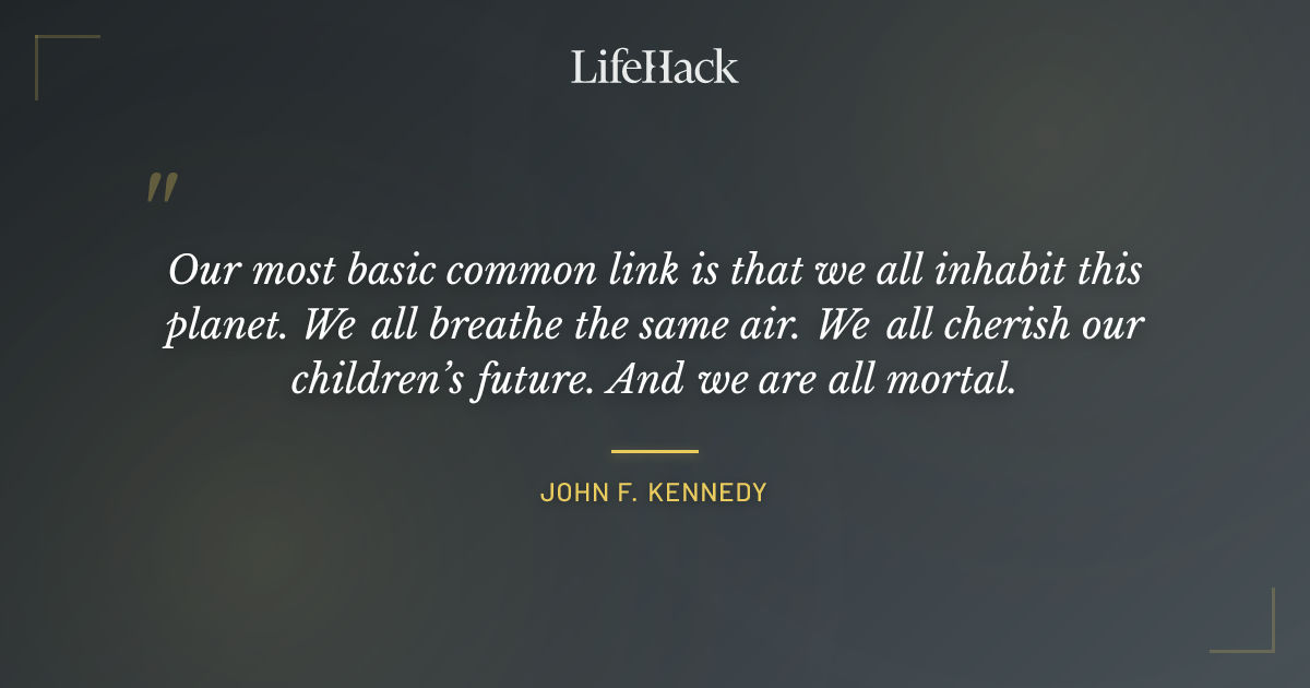Quote by John F. Kennedy