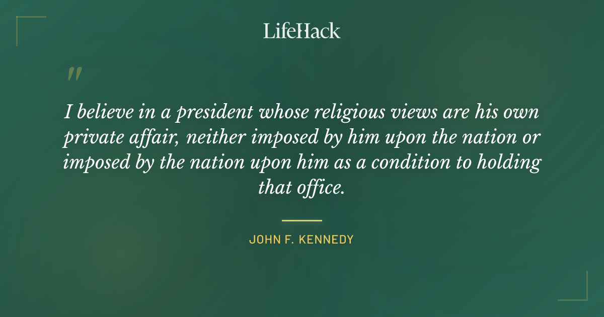 Quote by John F. Kennedy